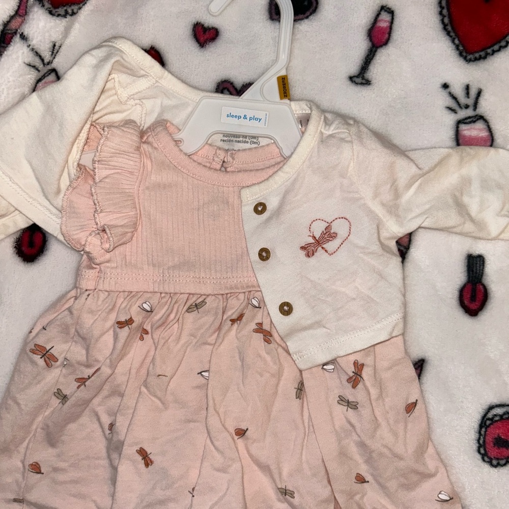 Carter's Pink and White Kids Matching Set